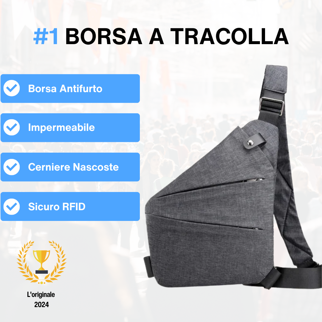 Fidanzia™ | Borsa a Tracolla Antifurto